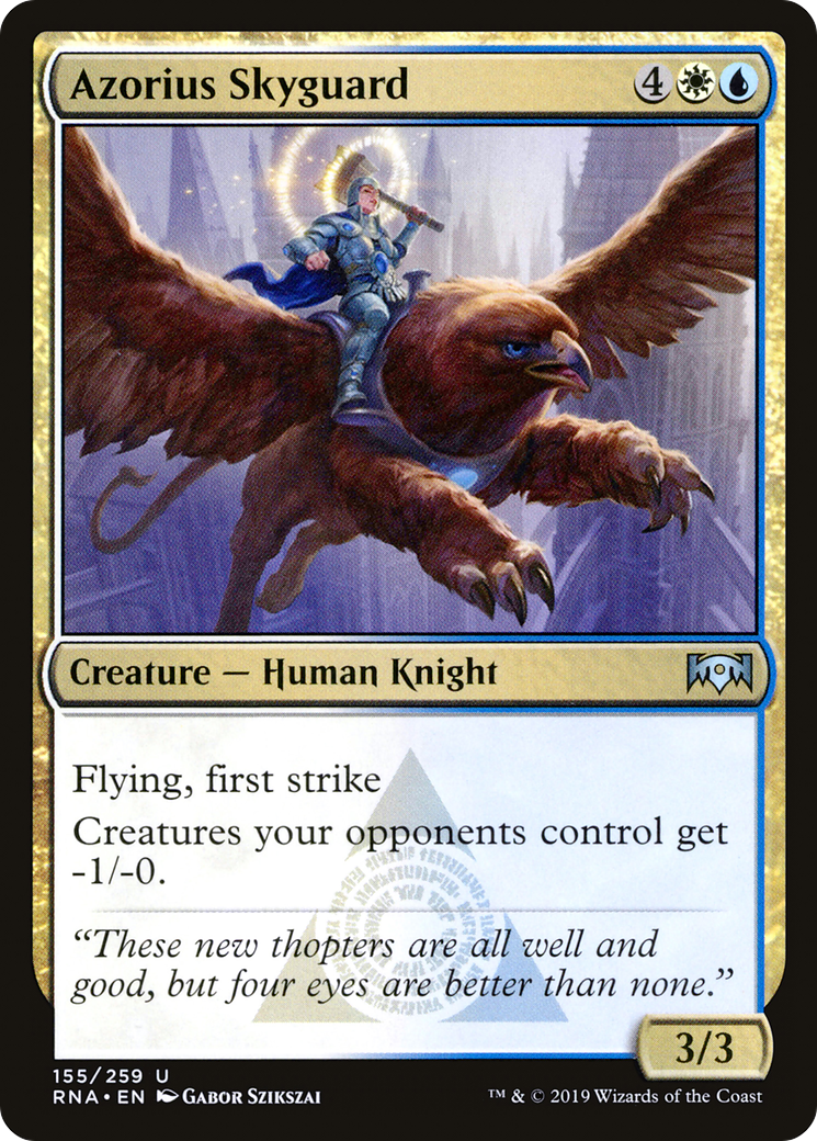 Azorius Skyguard (RNA-155) [Ravnica Allegiance] Foil MTG Single Wizards of the Coast