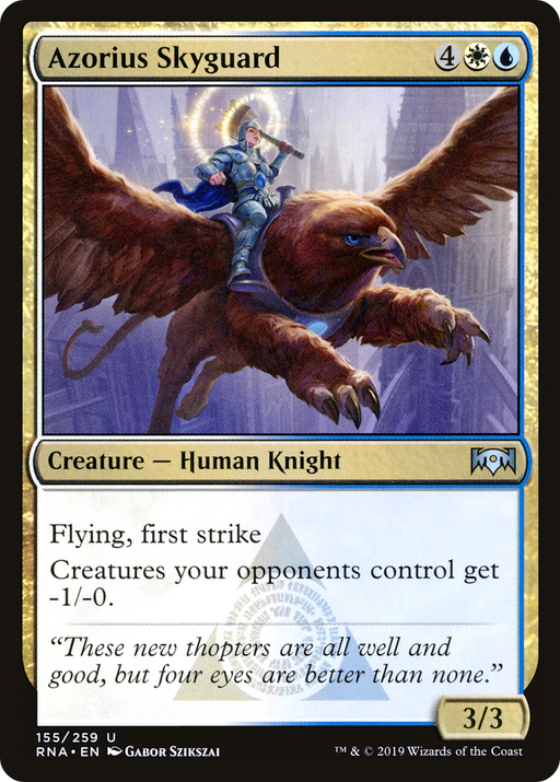 Azorius Skyguard (RNA-155) [Ravnica Allegiance] MTG Single Wizards of the Coast