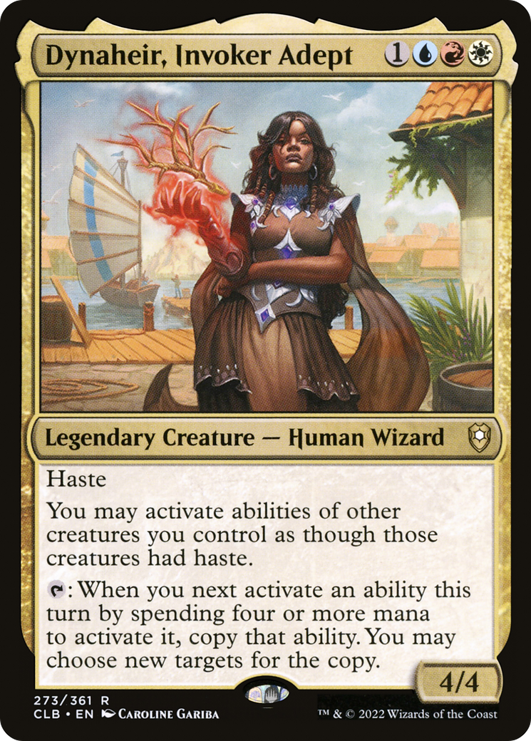 Dynaheir, Invoker Adept (CLB-273) [Commander Legends: Battle for Baldur's Gate] MTG Single Wizards of the Coast