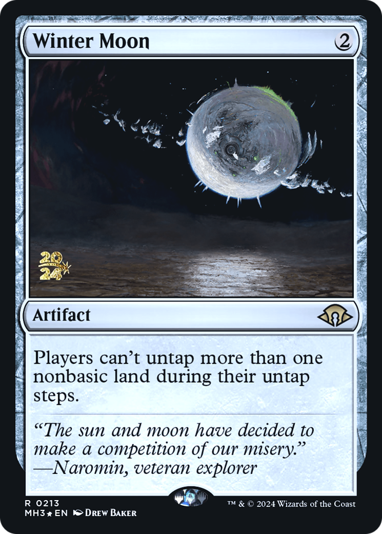 Winter Moon (PRE-213) [Modern Horizons 3 Promos] Foil MTG Single Wizards of the Coast