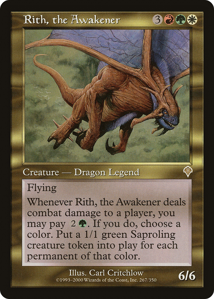 Rith, the Awakener (INV-267) [Invasion] Foil MTG Single Wizards of the Coast