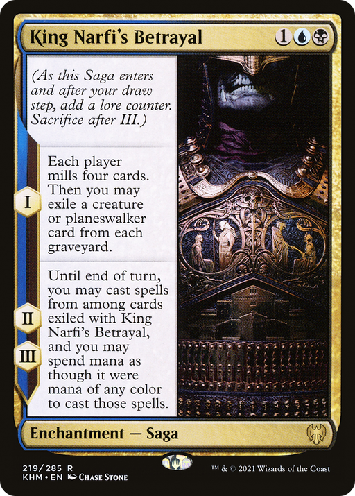King Narfi's Betrayal (KHM-219) [Kaldheim] MTG Single Wizards of the Coast