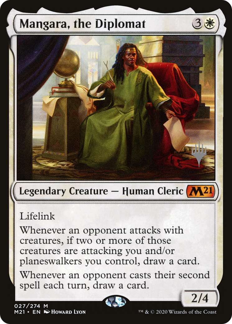 Mangara, the Diplomat (PPM21-27P) [Core Set 2021 Promos] MTG Single Wizards of the Coast