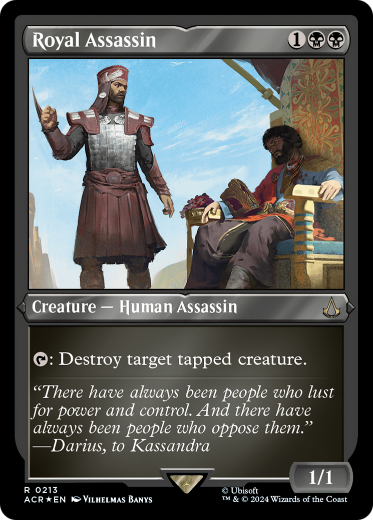 Royal Assassin (ACR-213) [Assassin's Creed] Etched Foil MTG Single Wizards of the Coast