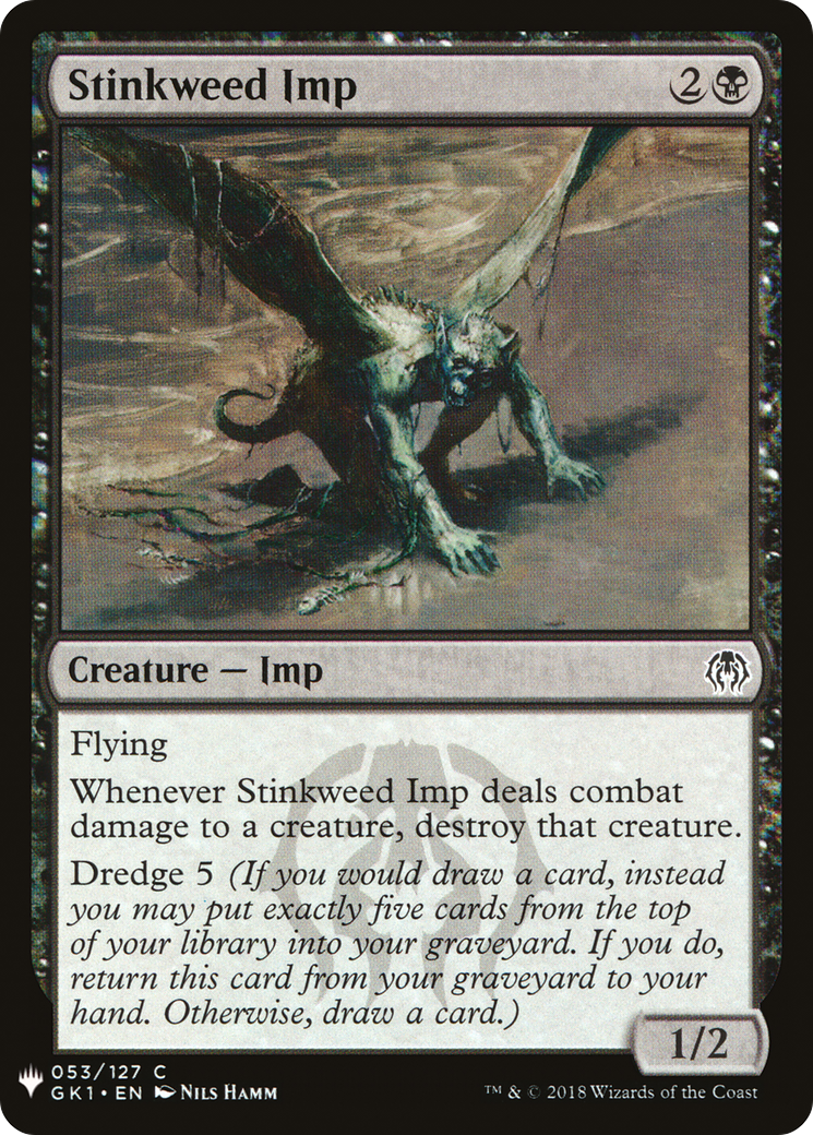 Stinkweed Imp (LIST-053) [Mystery Booster] The List MTG Single Wizards of the Coast