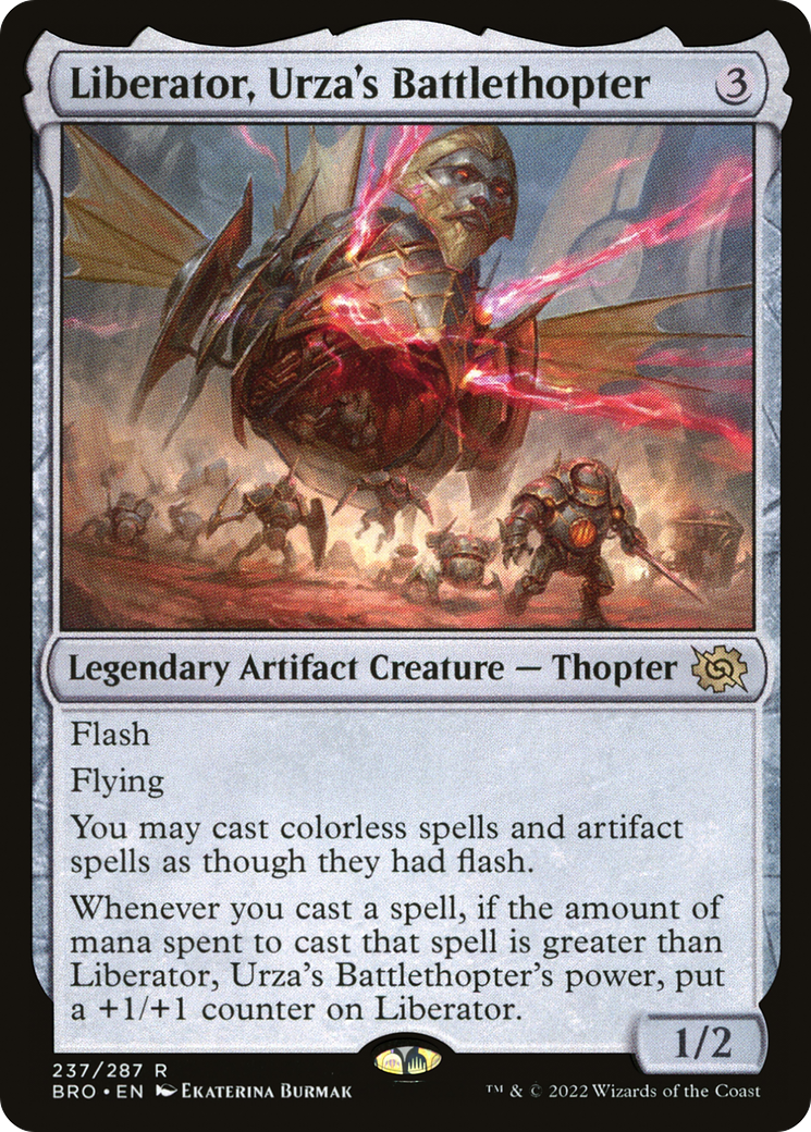 Liberator, Urza's Battlethopter (BRO-237) [The Brothers' War] Foil MTG Single Wizards of the Coast