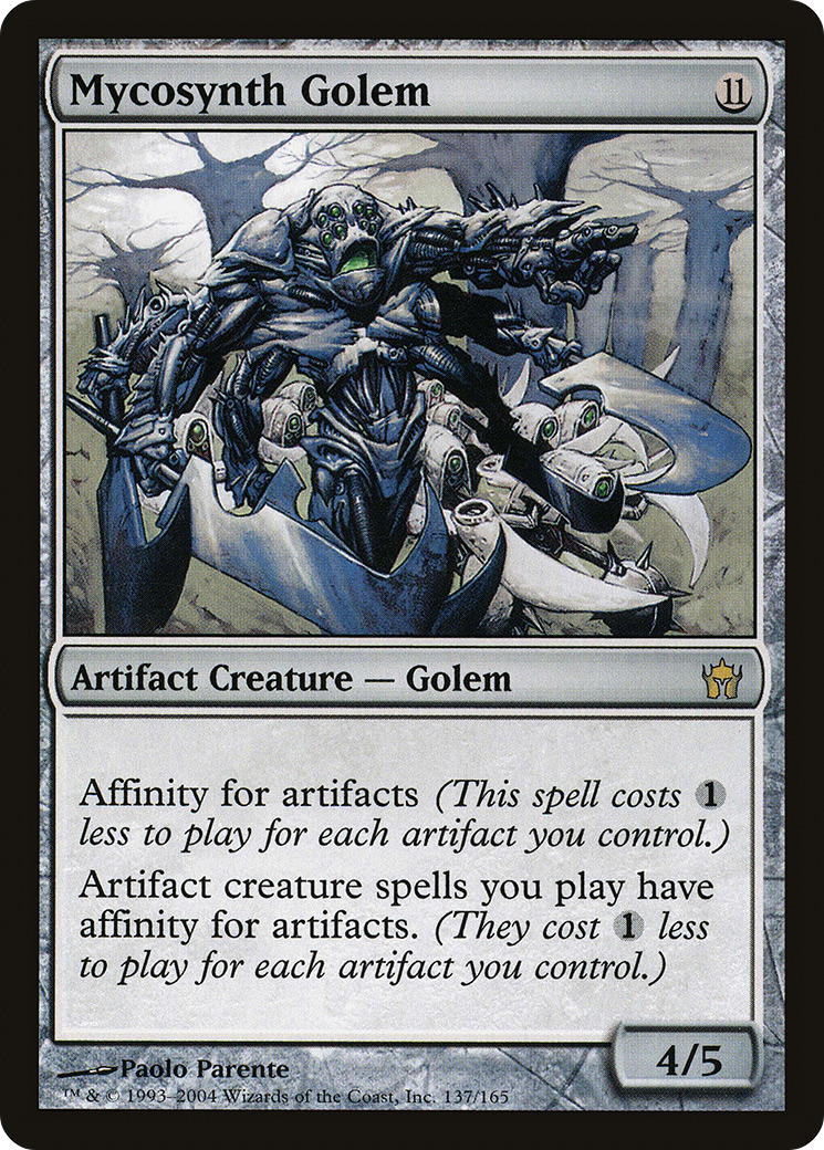 Mycosynth Golem (5DN-137) [Fifth Dawn] MTG Single Wizards of the Coast