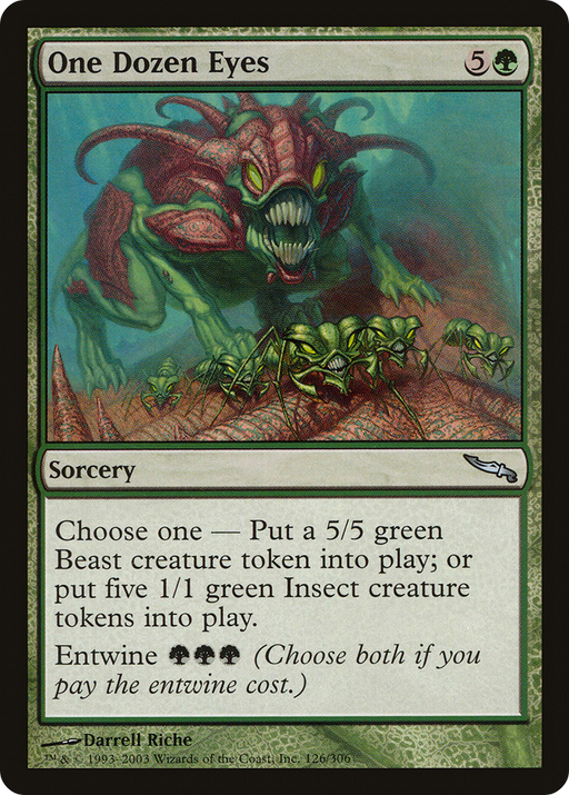 One Dozen Eyes (MRD-126) [Mirrodin] MTG Single Wizards of the Coast