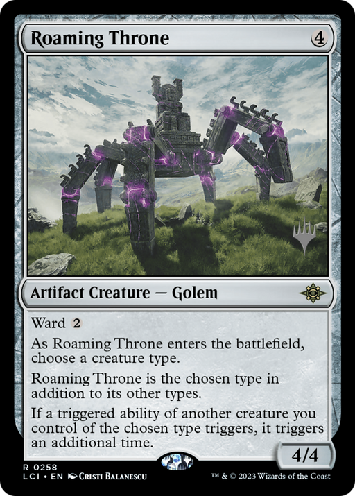 Roaming Throne (PPLCI-258) [The Lost Caverns of Ixalan Promos] MTG Single Wizards of the Coast