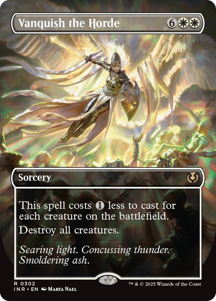 Vanquish the Horde (INR-302) [Innistrad Remastered] (Borderless) MTG Single Wizards of the Coast