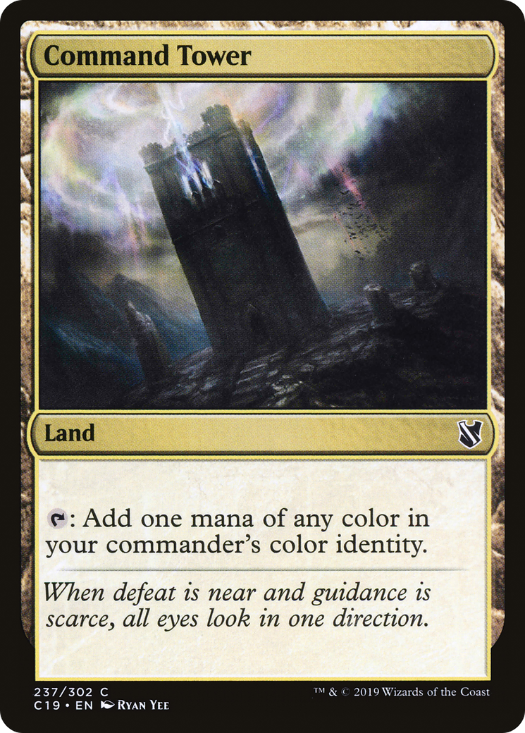 Command Tower (C19-237) [Commander 2019] MTG Single Wizards of the Coast