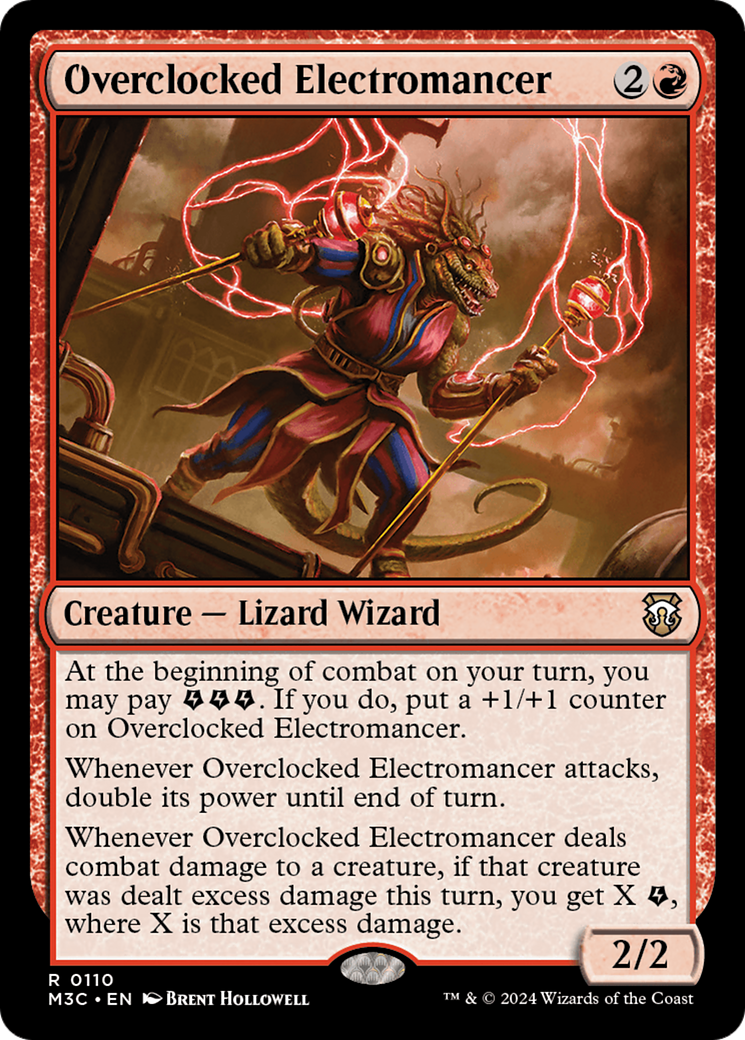 Overclocked Electromancer (M3C-110) [Modern Horizons 3 Commander] MTG Single Wizards of the Coast