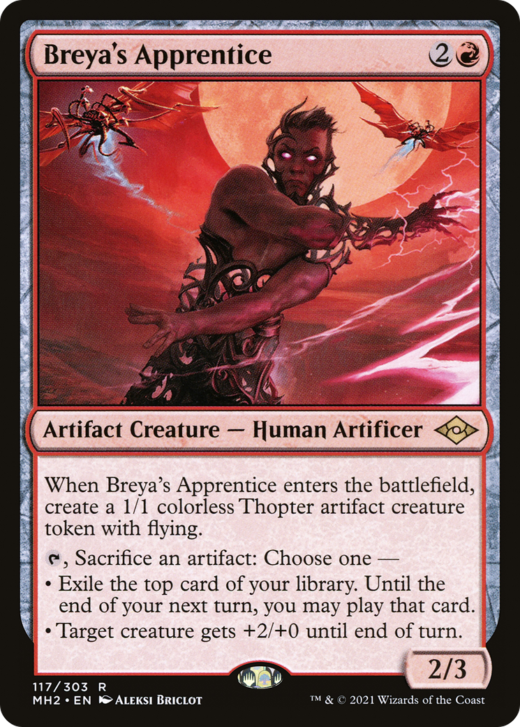 Breya's Apprentice (MH2-117) [Modern Horizons 2] Foil MTG Single Wizards of the Coast