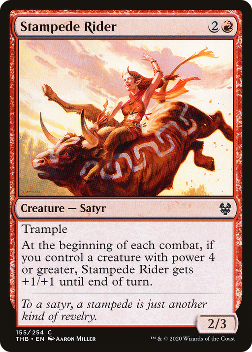 Stampede Rider (THB-155) [Theros Beyond Death] MTG Single Wizards of the Coast
