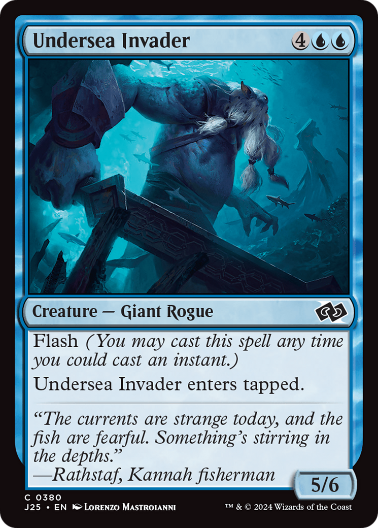 Undersea Invader (J25-380) [Foundations Jumpstart] MTG Single Wizards of the Coast