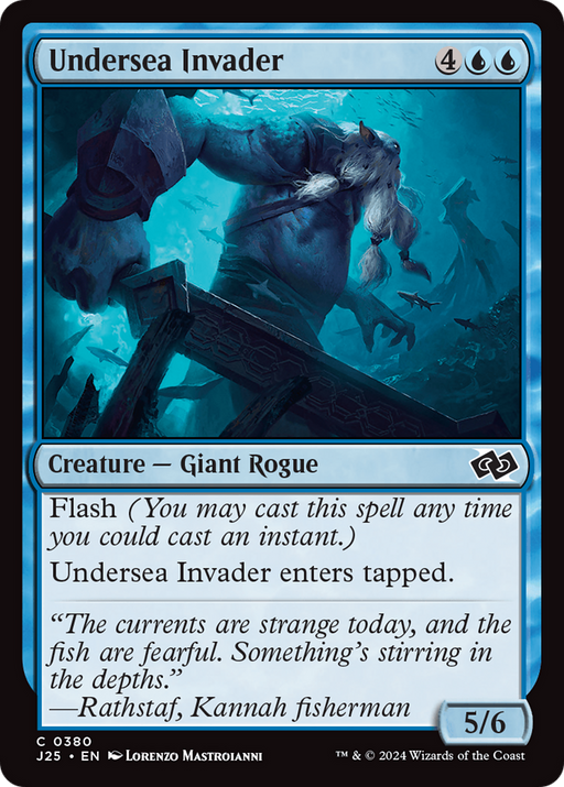 Undersea Invader (J25-380) [Foundations Jumpstart] MTG Single Wizards of the Coast