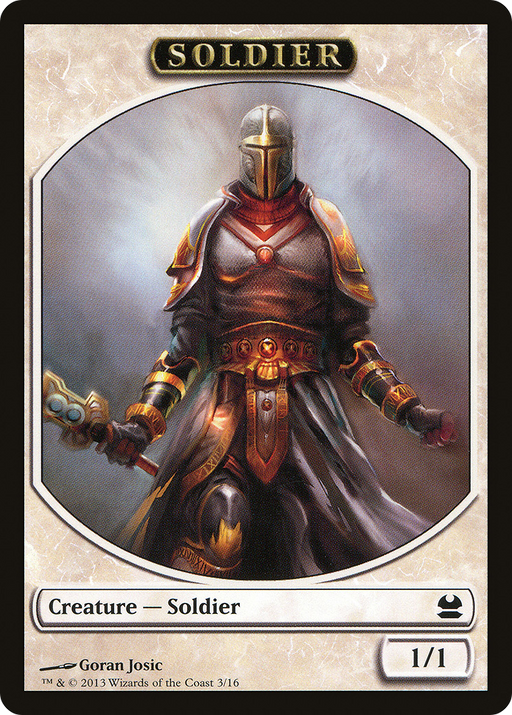 Soldier Token (MMA-003) [Tokens] Modern Masters Tokens MTG Single Wizards of the Coast