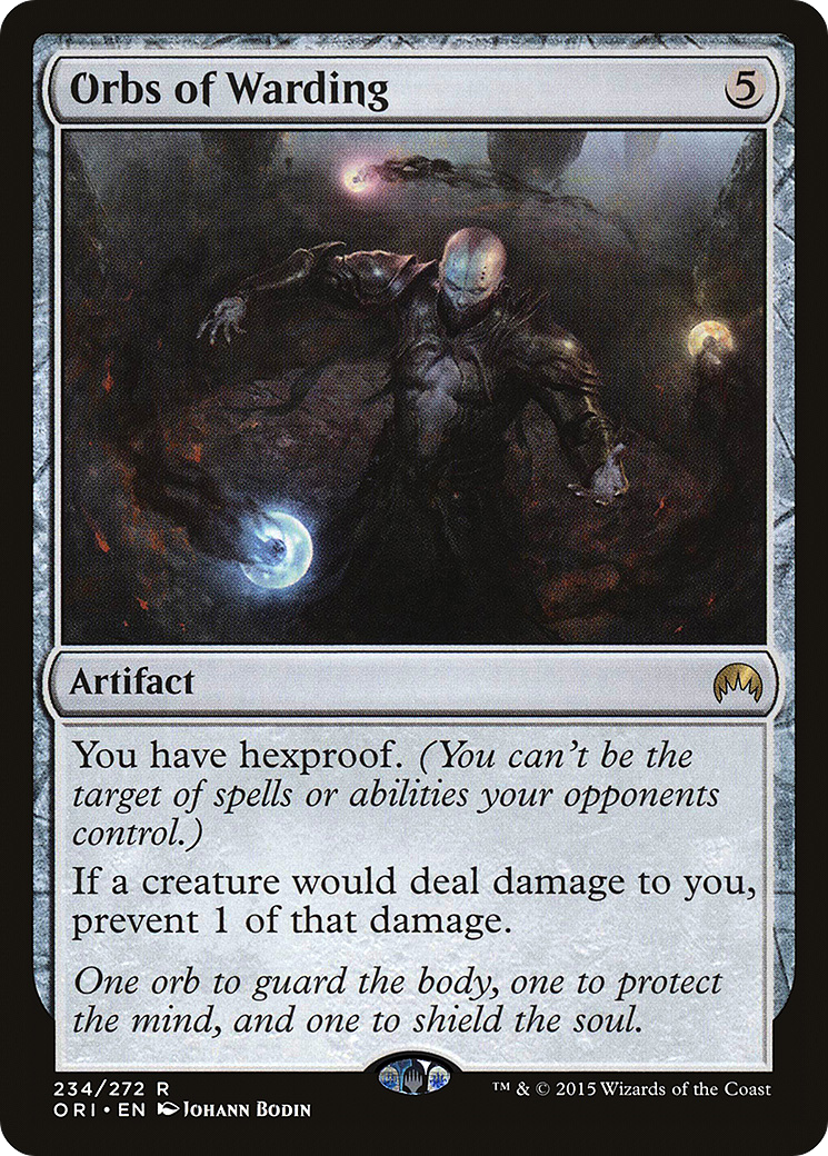 Orbs of Warding (ORI-234) [Magic Origins] Foil MTG Single Wizards of the Coast