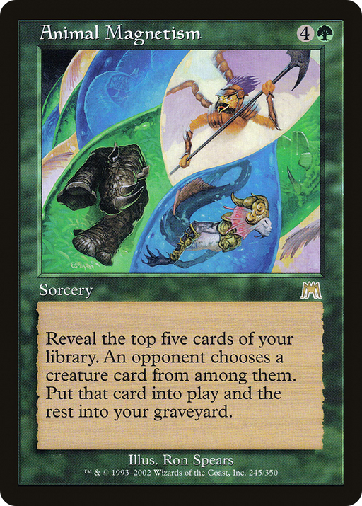 Animal Magnetism (ONS-245) [Onslaught] MTG Single Wizards of the Coast