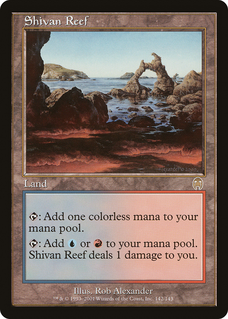 Shivan Reef (APC-142) [Apocalypse] Foil MTG Single Wizards of the Coast