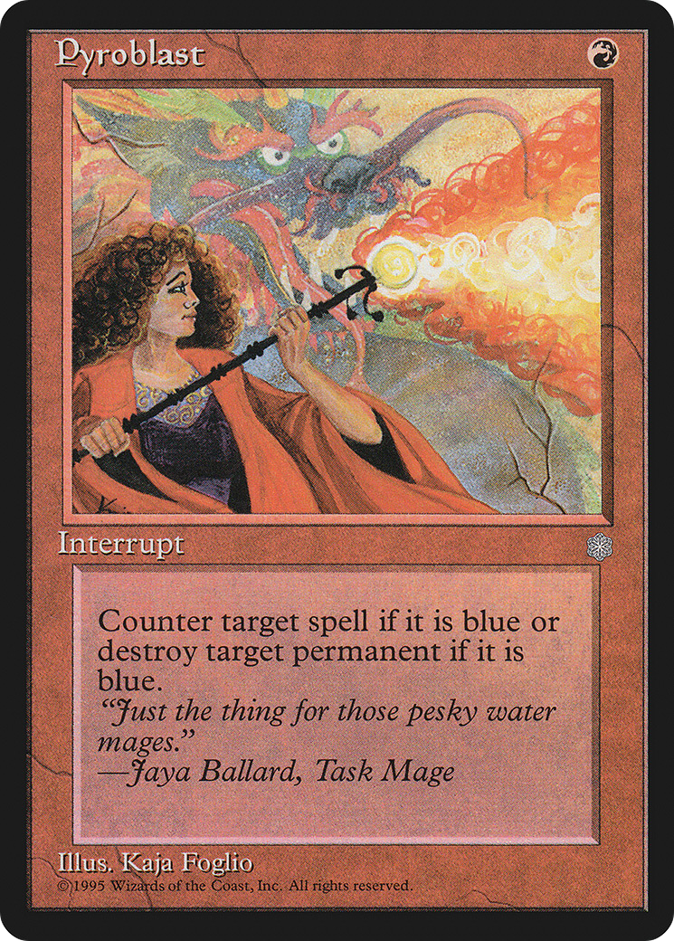Pyroblast (ICE-213) [Ice Age] MTG Single Wizards of the Coast