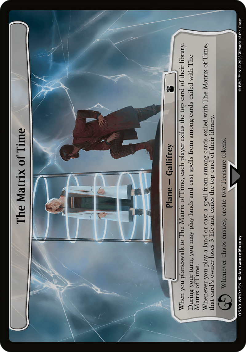The Matrix of Time (WHO-589) [Doctor Who] MTG Single Wizards of the Coast