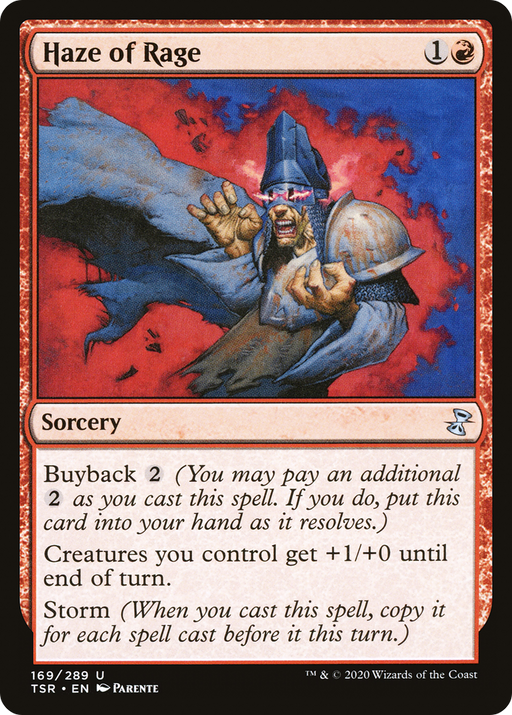 Haze of Rage (TSR-169) [Time Spiral Remastered] Foil MTG Single Wizards of the Coast