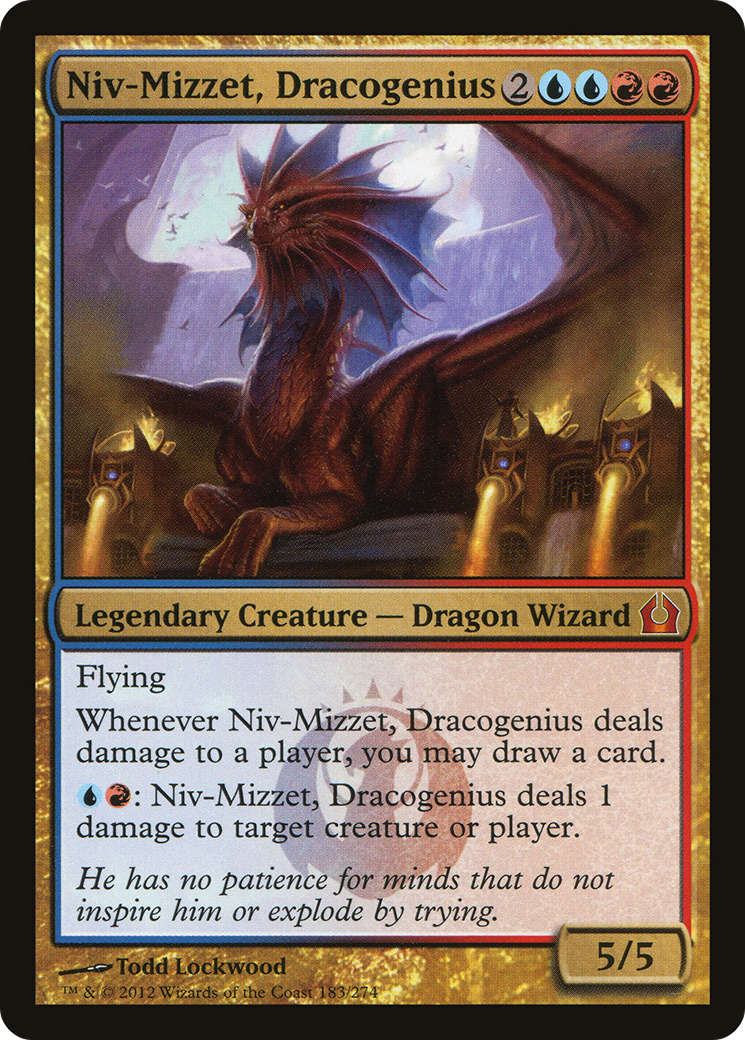 Niv-Mizzet, Dracogenius (RTR-183) [Return to Ravnica] Foil MTG Single Wizards of the Coast