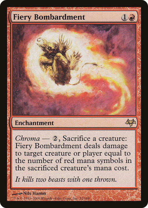Fiery Bombardment (EVE-052) [Eventide] MTG Single Wizards of the Coast
