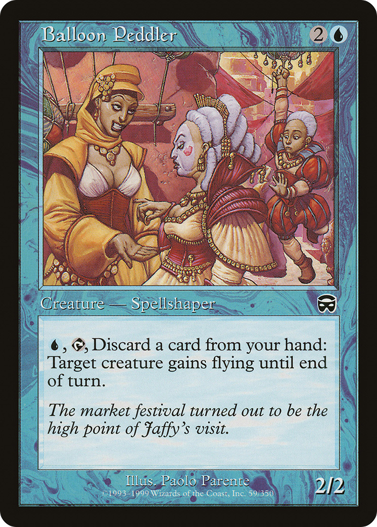 Balloon Peddler (MMQ-059) [Mercadian Masques] MTG Single Wizards of the Coast