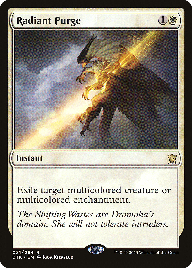 Radiant Purge (DTK-031) [Dragons of Tarkir] Foil MTG Single Wizards of the Coast