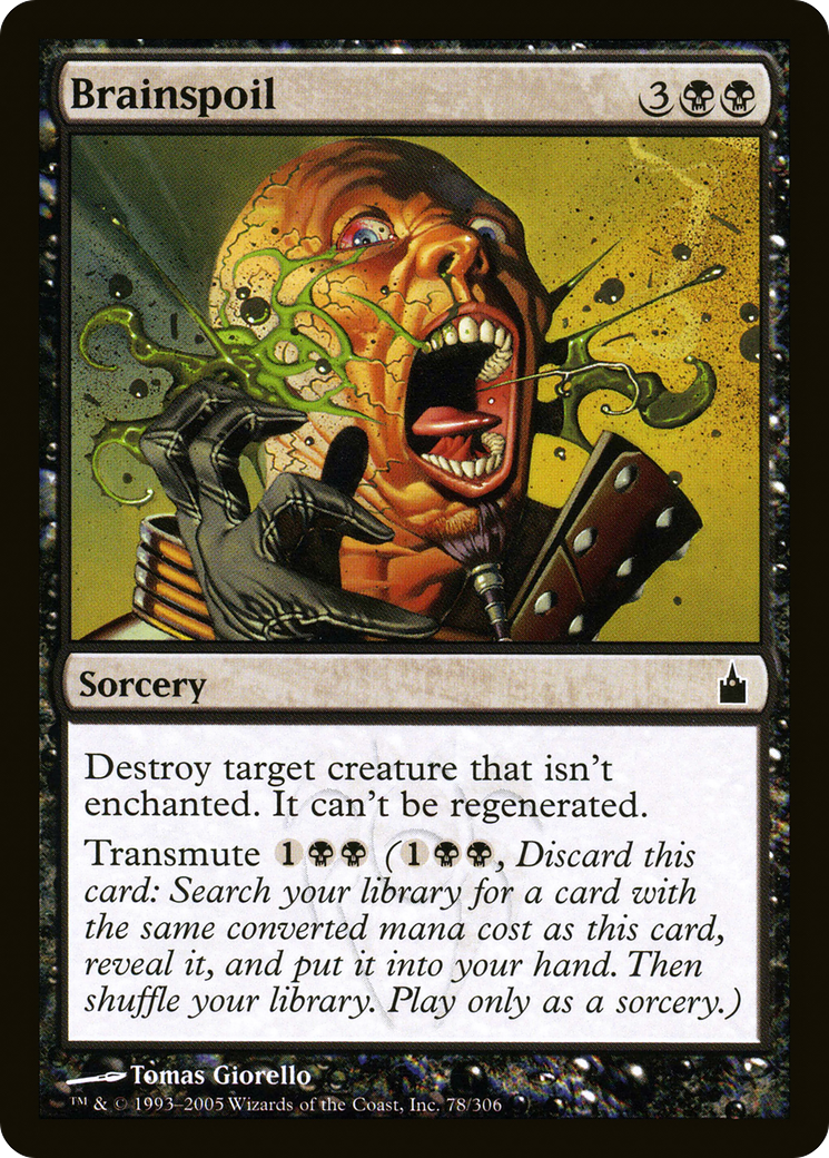 Brainspoil (RAV-078) [Ravnica: City of Guilds] MTG Single Wizards of the Coast