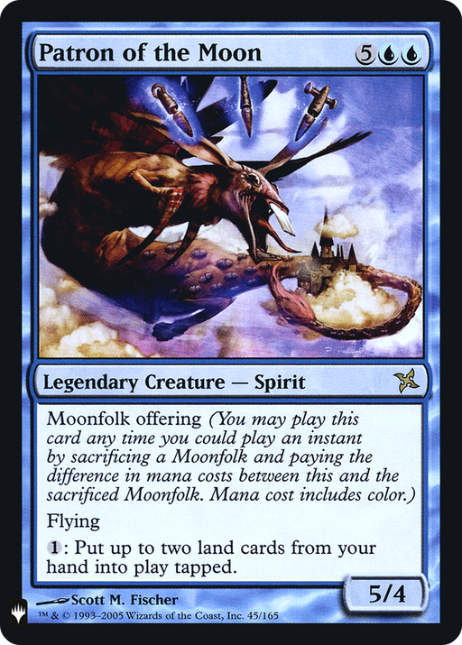 Patron of the Moon (PLST-BOK-45) [Mystery Booster] The List Foil MTG Single Wizards of the Coast
