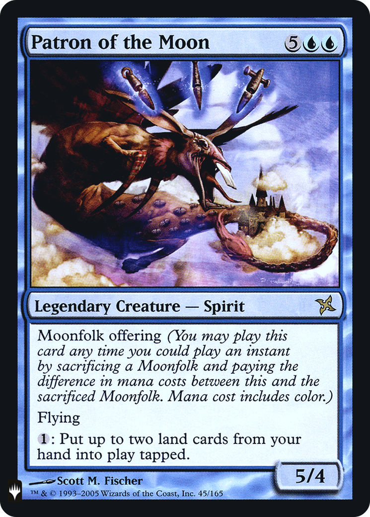 Patron of the Moon (PLST-BOK-45) [Mystery Booster] The List MTG Single Wizards of the Coast