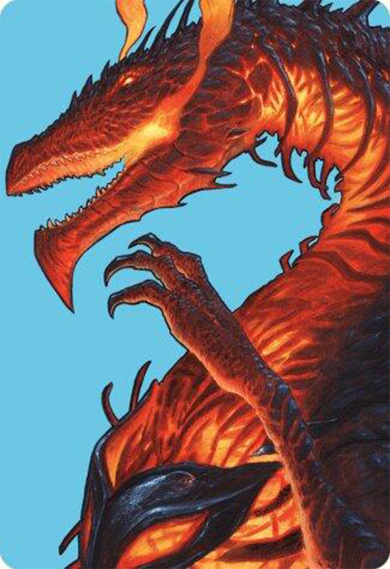 Herigast, Erupting Nullkite Art Card [Art Series] Modern Horizons 3 MTG Single Magic: The Gathering