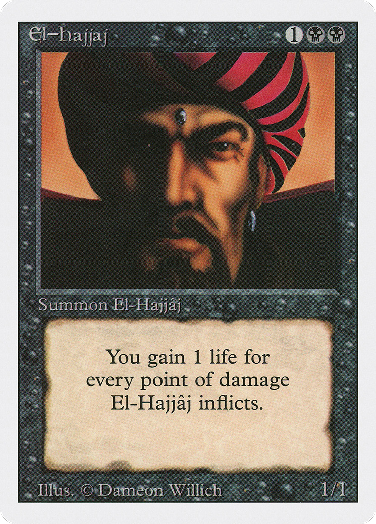 El-Hajjâj (3ED-108) [Revised Edition] MTG Single Wizards of the Coast