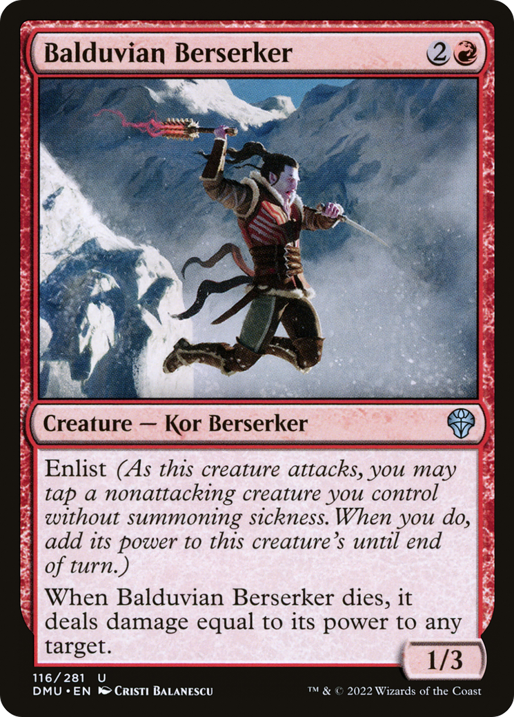 Balduvian Berserker (DMU-116) [Dominaria United] MTG Single Wizards of the Coast