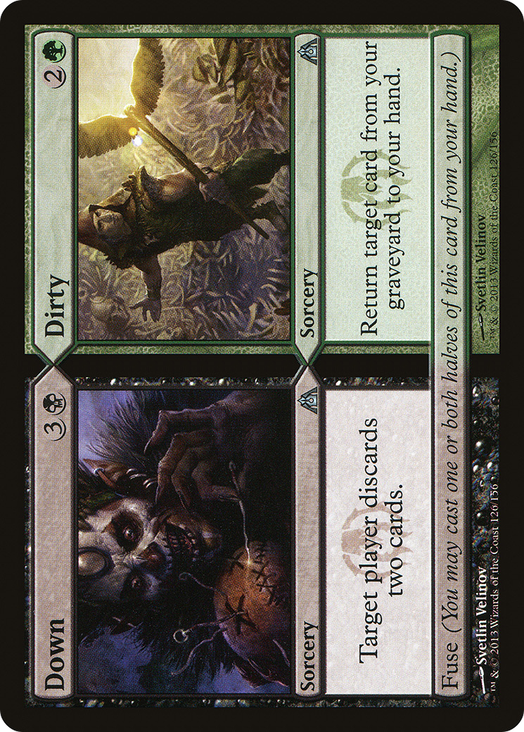 Down // Dirty (DGM-126) [Dragon's Maze] Foil MTG Single Wizards of the Coast