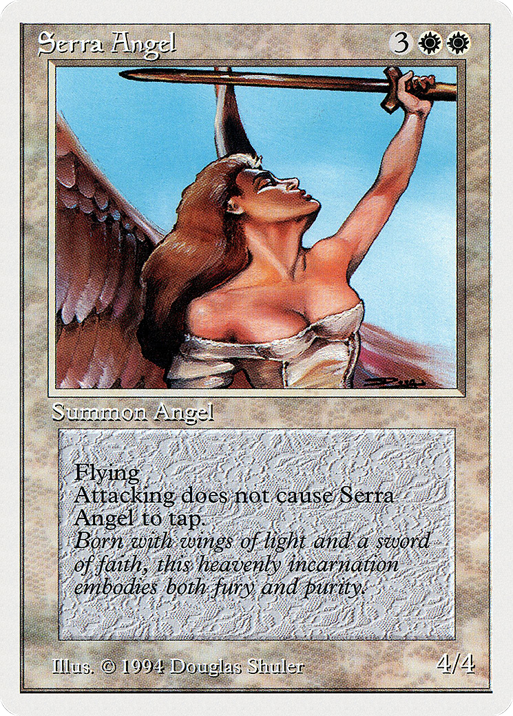 Serra Angel (SUM-040) [Misc] Summer Magic / Edgar MTG Single Wizards of the Coast