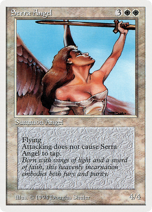 Serra Angel (SUM-040) [Misc] Summer Magic / Edgar MTG Single Wizards of the Coast