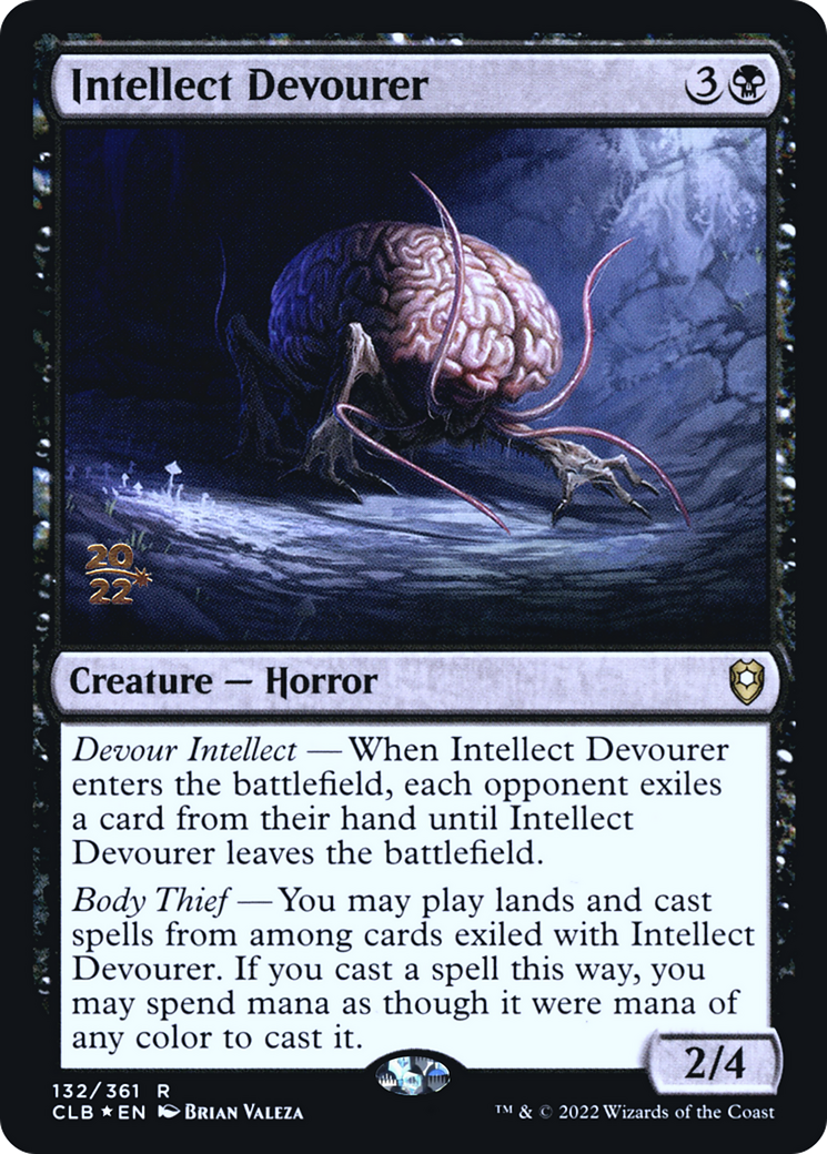 Intellect Devourer (PRE-132) [Battle for Baldur's Gate Promos] Foil MTG Single Wizards of the Coast