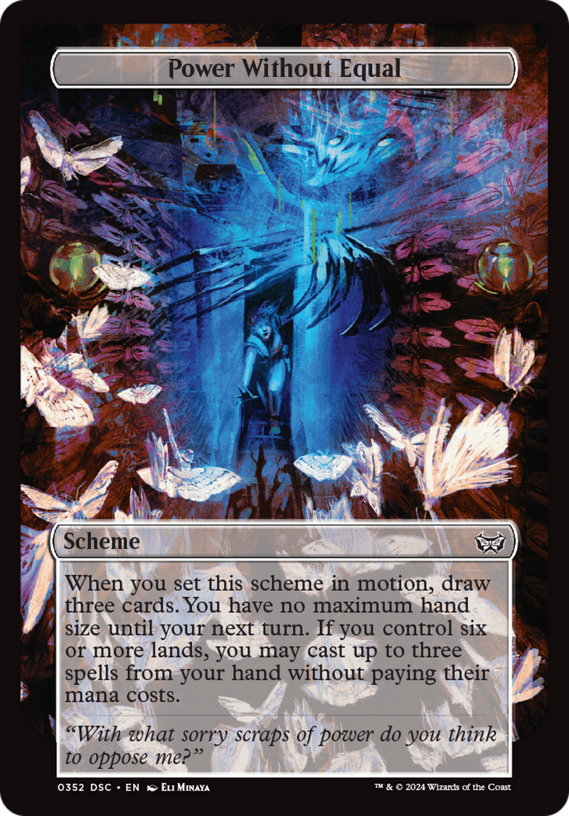 Power Without Equal (Full Art) (A:DSC-352) [Duskmourn: House of Horror Commander] MTG Single Wizards of the Coast