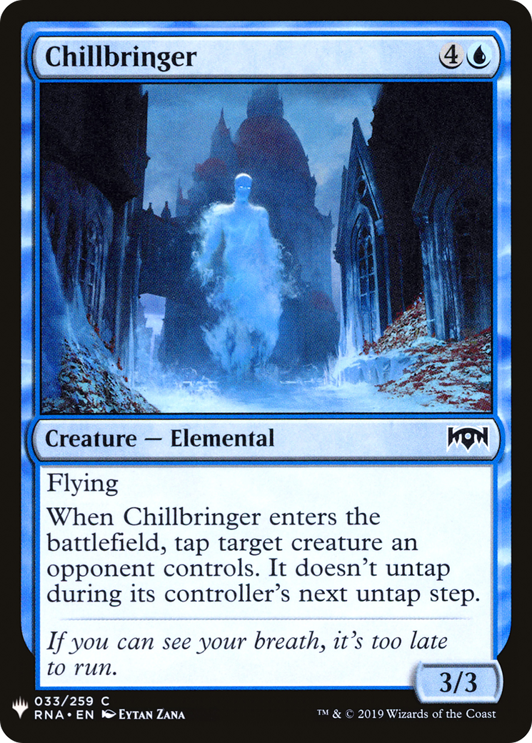 Chillbringer (LIST-RNA-33) [Mystery Booster] The List MTG Single Wizards of the Coast