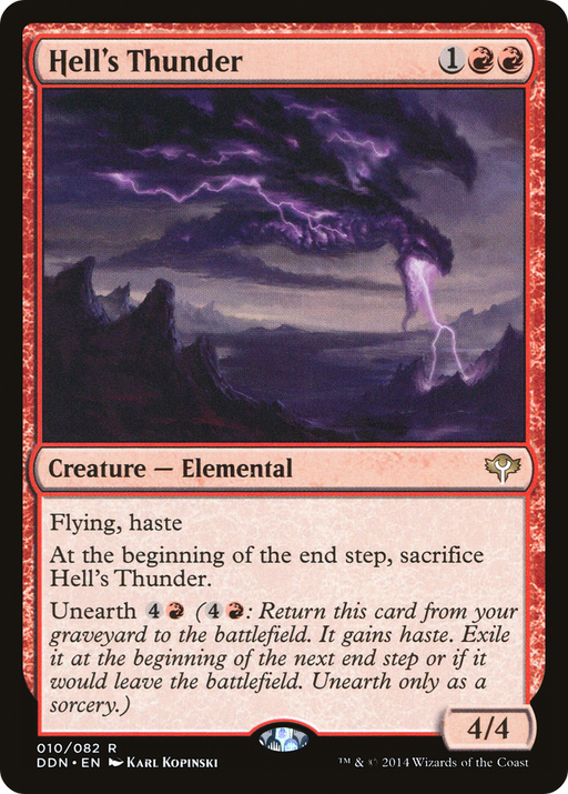 Hell's Thunder (DDN-010) [Misc] Duel Decks: Speed vs. Cunning MTG Single Wizards of the Coast