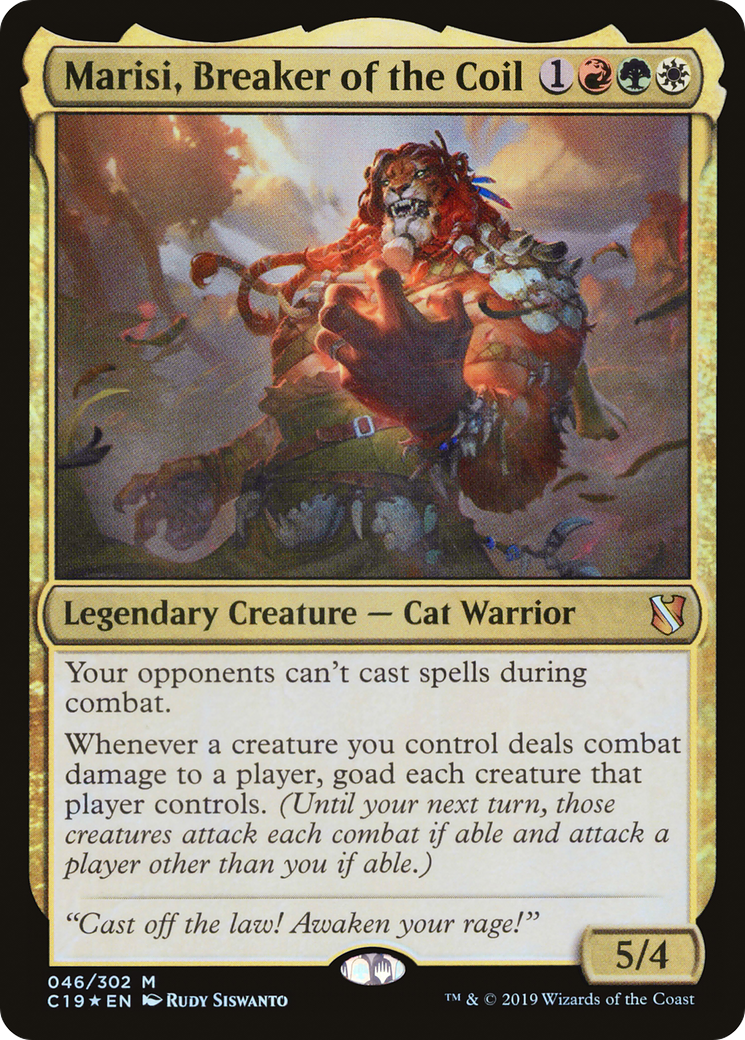 Marisi, Breaker of the Coil (C19-046) [Commander 2019] Foil MTG Single Wizards of the Coast