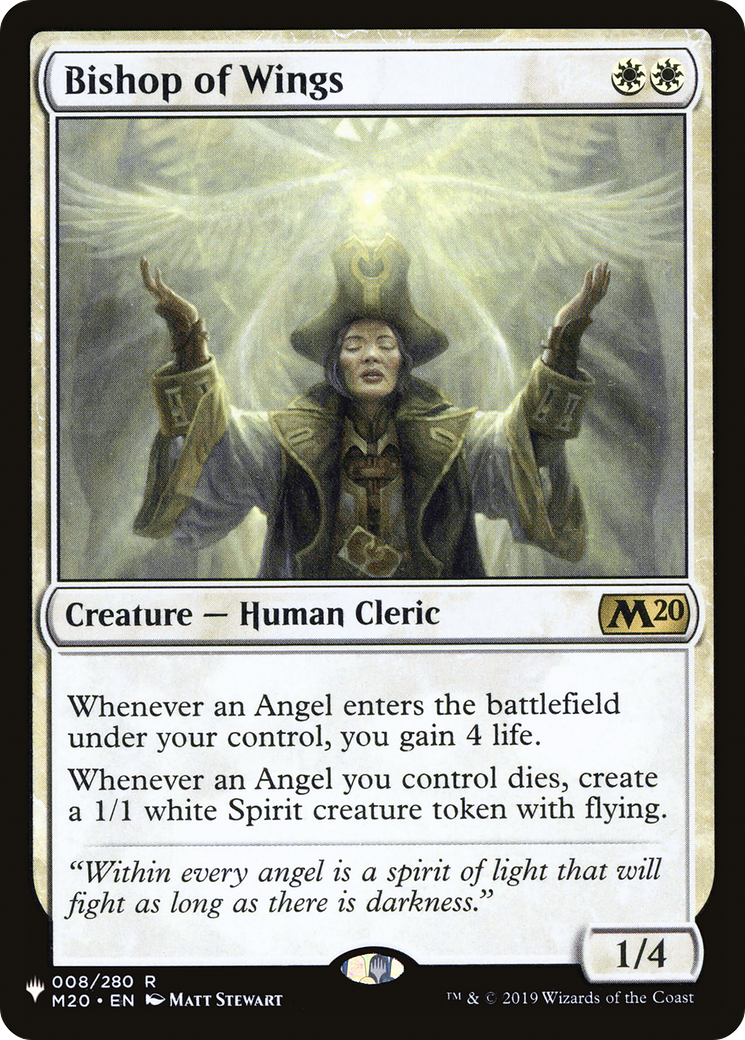 Bishop of Wings (LIST-008) [Mystery Booster] The List MTG Single Wizards of the Coast