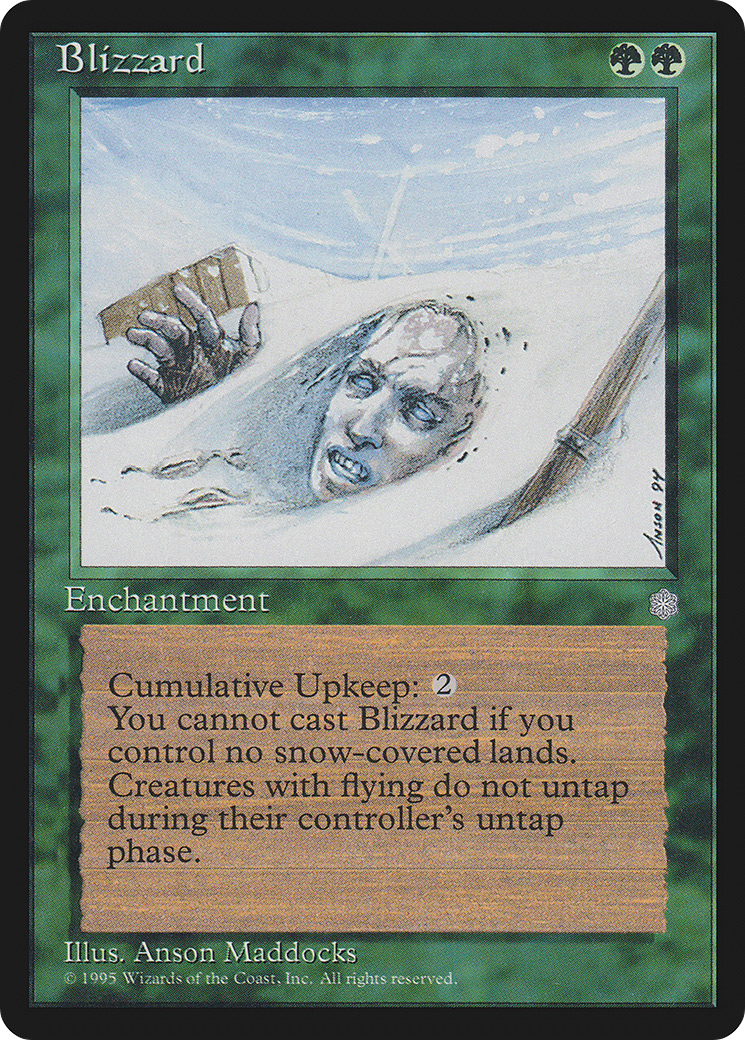 Blizzard (ICE-227) [Ice Age] MTG Single Wizards of the Coast