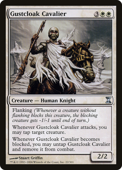 Gustcloak Cavalier (TSP-022) [Time Spiral] MTG Single Wizards of the Coast