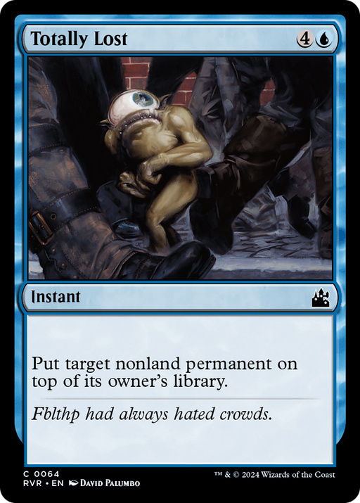 Totally Lost (RVR-064) [Ravnica Remastered] MTG Single Wizards of the Coast