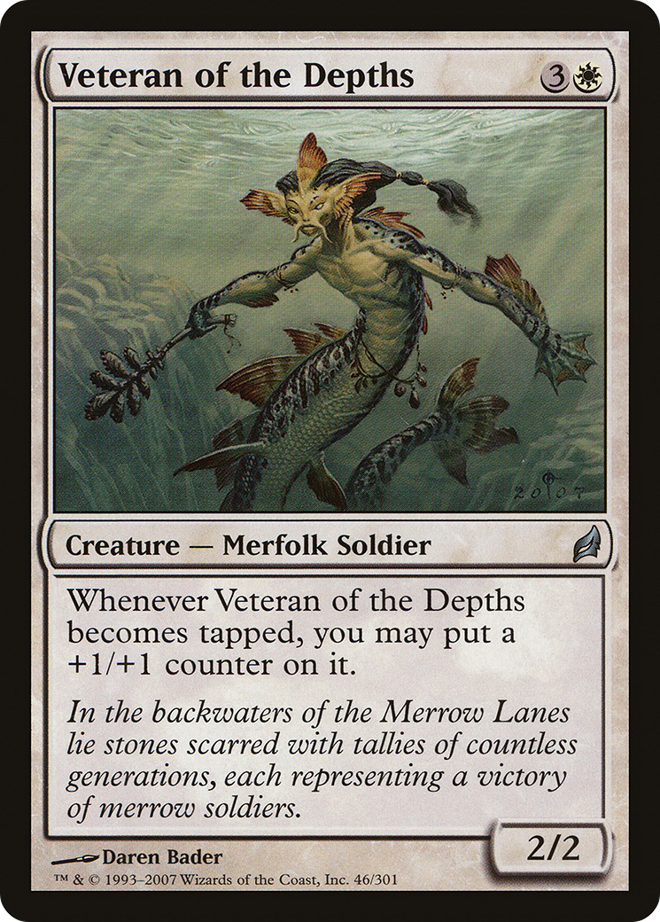 Veteran of the Depths (LRW-046) [Lorwyn] Foil MTG Single Wizards of the Coast